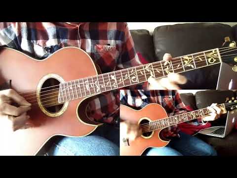 Covid Quarantine Blues-Grass with the Ibanez EP7 Euphoria Steve Vai Signature Signed Acoustic Guitar