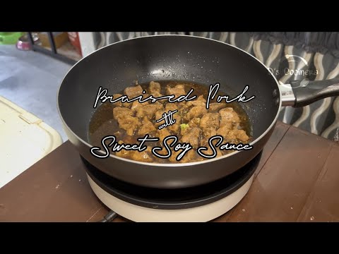 Braised Pork with Sweet Soy Sauce | Easy Recipe