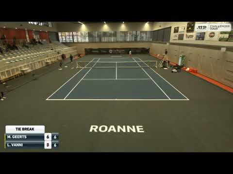Michael Geerts (BEL) vs Luca Vanni (ITA) Roanne challenger Q1
