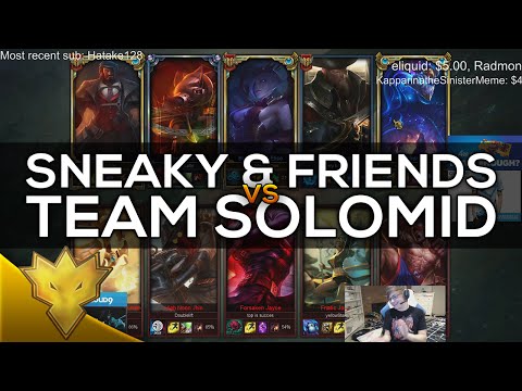 Sneaky, Meteos, Dyrus & WildTurtle vs. TSM - Dynamic Queue Funny Moments [FIX]