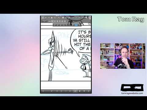 Tuning the canvas - Live Streaming My Comic Drawing Process