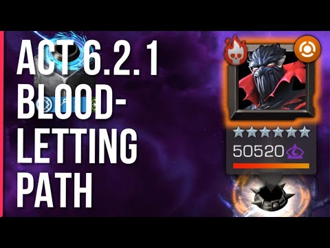 Act 6.2.1 Bloodletting Path - vs Hawkeye, BW, BPCW, Ronan, Nick Fury, Dormammu, Symbiote Supreme