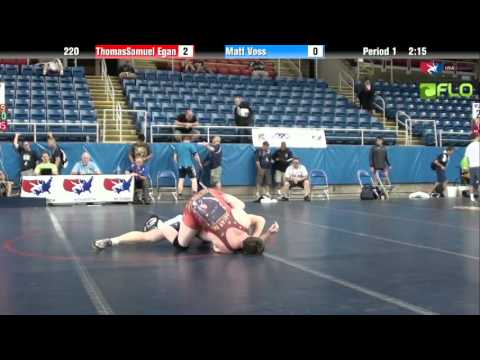 Junior 220 - ThomasSamuel Egan (New York) vs. Matt Voss (Washington)