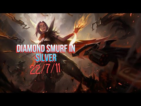 Diamond Smurf 22/7 Irelia in Bronze/Silver