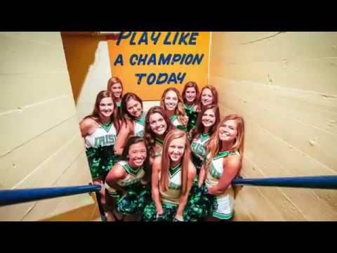 Notre Dame Pom Squad 2018/19 - Michigan Pep Rally