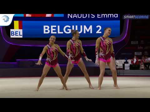Women's group Belgium - 2019 junior Europeans, all-around final