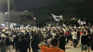 올림픽공원 핸드볼경기장 🚨재선거🚨외침