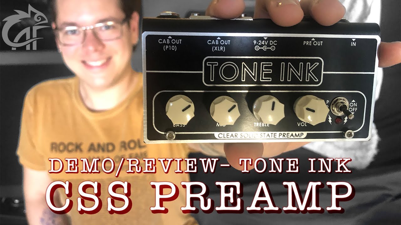TIMBRE ANALÓGICO EM LINHA? – TONE INK CLEAR SOLID STATE PREAMP | Andy Ferreira