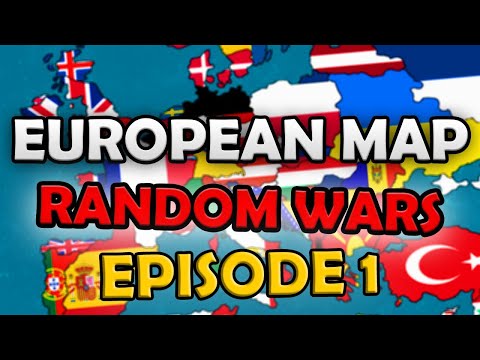 RANDOM WARS! - Map of Europe Episode 1 Compilation