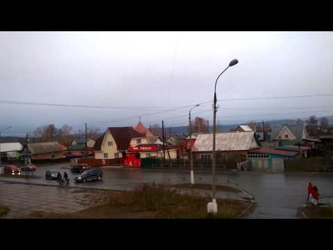 2018-10-22 The first snow Bratsk Siberia Russia