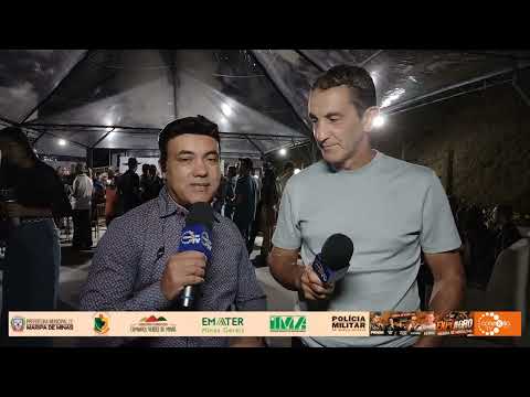 Prefeito Vander de Piau Minas Gerais entrevista para conexão TV na festa em Maripá 2026
