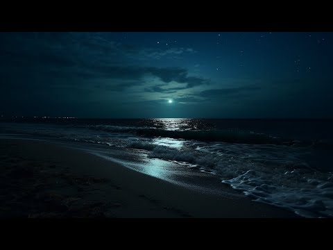 All You Need To Fall Asleep - Ocean Sounds For Deep Sleeping With A Dark Screen And Rolling Waves