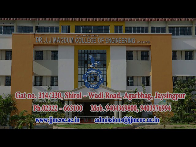 Dr J.J. Magdum College of Engineering Jaysingpur video #1