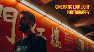 How To Create CINEMATIC LOW LIGHT Instagram Photos w/ Sony A7C / A7iii || Lightroom Tutorial