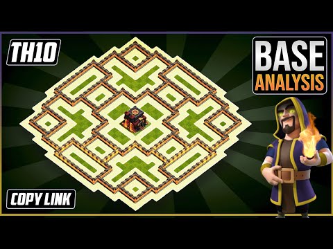 New ULTIMATE TH10 HYBRID/TROPHY[defense] Base 2021! Town Hall 10 Trophy Base Design - Clash of Clans