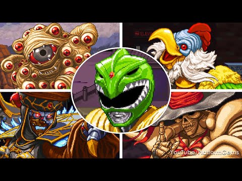 Mighty Morphin Power Rangers: Rita's Rewind - All Bosses (Hard) [4K 60FPS]