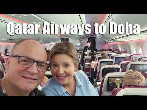 Qatar Airways Flight Review - Economy Class Boeing 787 Dreamliner Flight Copenhagen to Doha