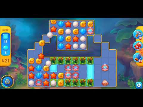 Fishdom. 5709 level no boosters and diamonds