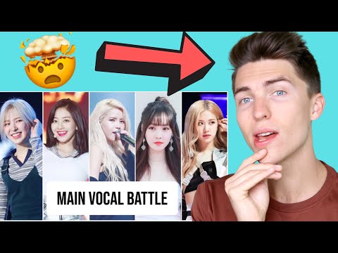 VOCAL COACH Reacts to KPOP VOCAL BATTLE - WENDY vs YUJU vs ROSÉ vs SOLAR vs JIHYO