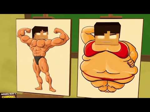 Realistic Minecraft Life: Creeper Kid - Minecraft Animation love story 6