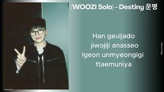 Download lagu (WOOZI Solo) - Destiny (운명) Lyrics mp3
