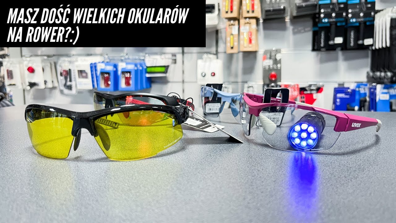 Masz dość WIELKICH okularów na rower Znaleźliśmy coś dla Ciebie - i to fotochromy!