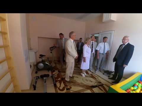 Адкрыццё тэрапеўтычнага корпуса абласнога дзіцячага клінічнага цэнтра ў Віцебску