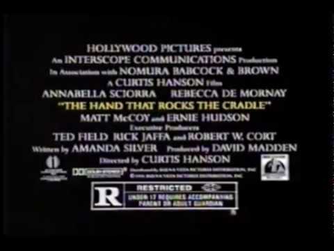 The Hand That Rocks the Cradle Movie Trailer 1992 - TV Spot