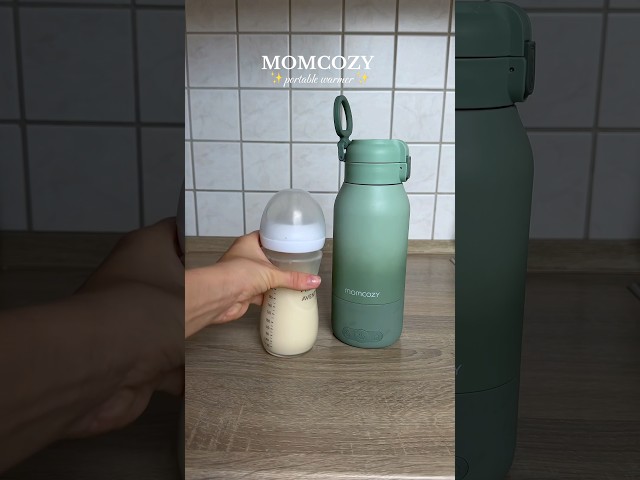 Vídeo relacionado con Momcozy Botella para bebé con doble luz, calentador rápido de biberones para preparar leche, 1,69 litros de gran volumen, máquina de leche con 6 niveles de temperatura, equipamiento básico para la