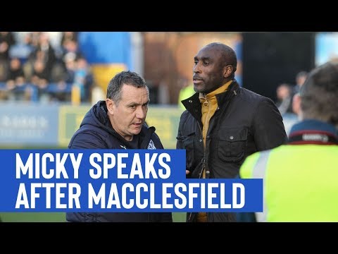 Post Match | Micky Mellon (Macclesfield)