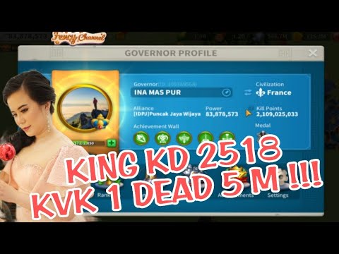 REVIEW AKUN KING KD 2518 ! BARU KVK 1 DEAD 5M KILL POINT 2 B ! SULTAN KD MUDA ROK INDONESIA