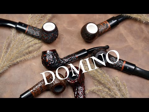 DOMINO mini briar pipes by Gasparini (Italy)