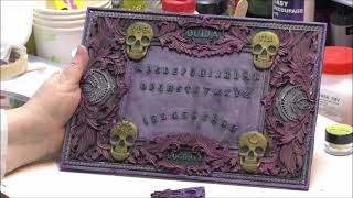 Witchboard von Zuri mit A1 Creatives Harz gegossen und Lindys Puder gefärbt - Ouija