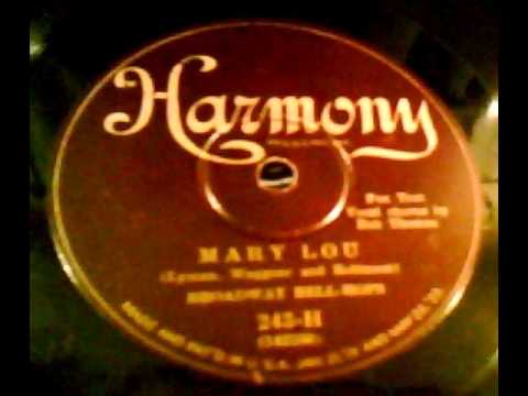 "Mary Lou" - The Broadway Bell-Hops (1926 Harmony/Columbia)