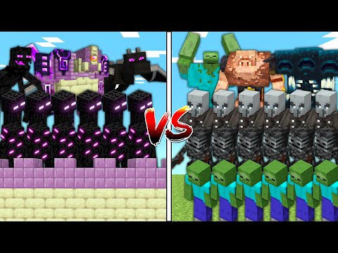 EPIC Mob Battle: SquareEyes vs ALL MINECRAFT