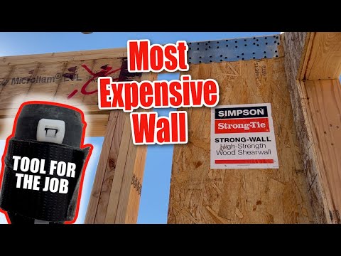 2 Story Simpson Strong Wall Install + I Invented a New Tool