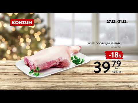 Konzum novogodišnja ponuda 27.12. - 31.12.