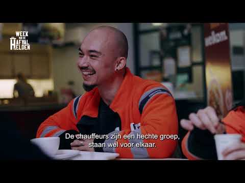 AfvalHeld Jesse Schmidt, chauffeur bij HVC