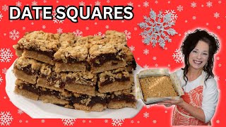 DATE SQUARES  #subscribe #new #homemade #recipe #christmas #baking #food #trending #canada