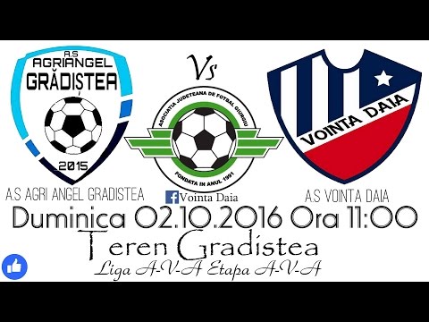 A.S Agri Angel Gradistea - A.S Vointa Daia | Rezumat | ( 02.10.2016 ) ( Scor 1-2 ) [ Video HD ]