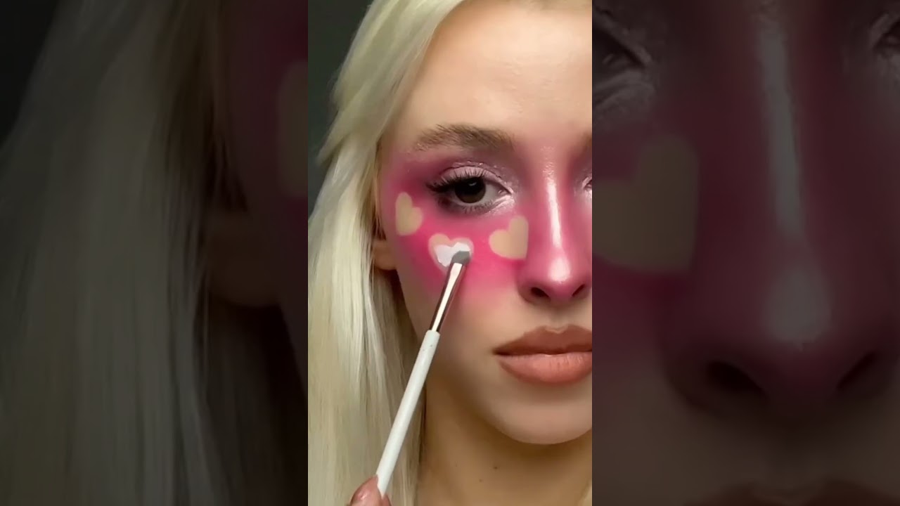 easy heart makeup tutorial