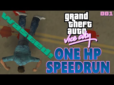 GTA Vice City ONE HP/OHKO Speedrun!