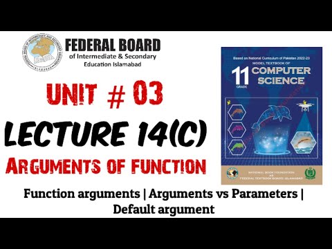 Lecture 14 C Arguments Of Function Python Functions Argument Pythonfunctions