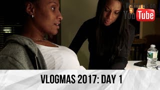 Vlogmas 2017 Day 1: NYC, Meet Paige's mom, All about the baby bump |Lesbian Couple| Team 2 Moms