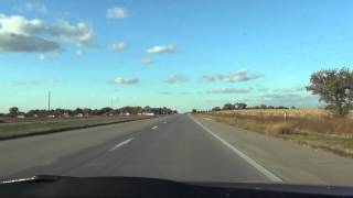 preview picture of video 'Car Camera - U.S. 77 - West JCT 77/41 to Princeton, NE . 2013 ( アメリカ国道77号線 )'