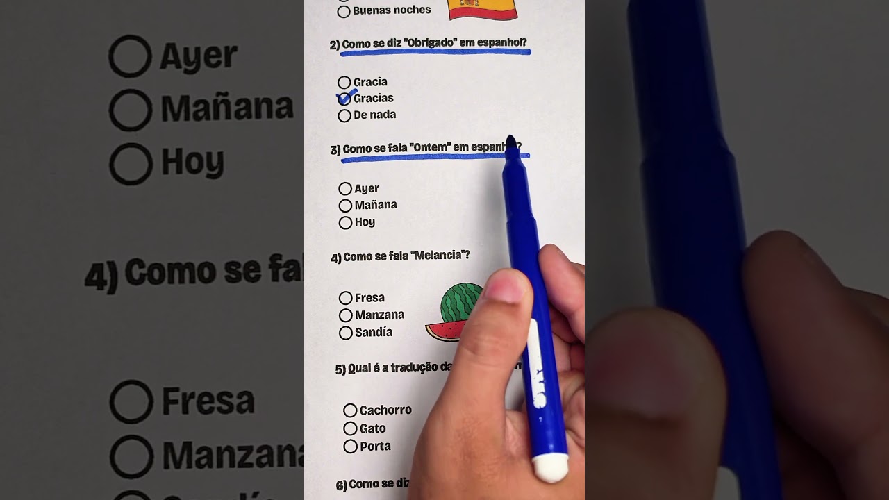 Spanish Quiz 🇪🇦 #quiz #spanish #knowledge #questions #trivia