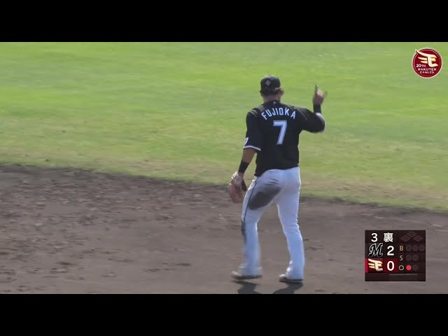 【練習試合】マリーンズ・藤岡裕大 セカンドコンバート後初の対外試合で好プレーを見せる!! 2024年2月13日 東北楽天ゴールデンイーグルス 対 千葉ロッテマリーンズ