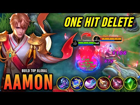ONE HIT DELETE!! The Best Aamon Build in 2023! - Top Global Aamon Gameplay - Mobile Legends