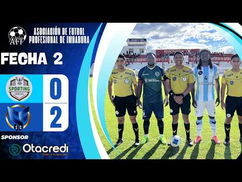 SANTA FE S.C.  vs SPORTING JUNCAL - FECHA 2 - Asociación de Futbol Profesional de Imbabura (AFI).