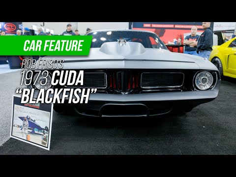 750hp Procharged Hemi-Powered 1973 Plymouth 'Cuda Tribute